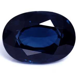 Szafir 1,15 ct, niebieski, szlif owalny
