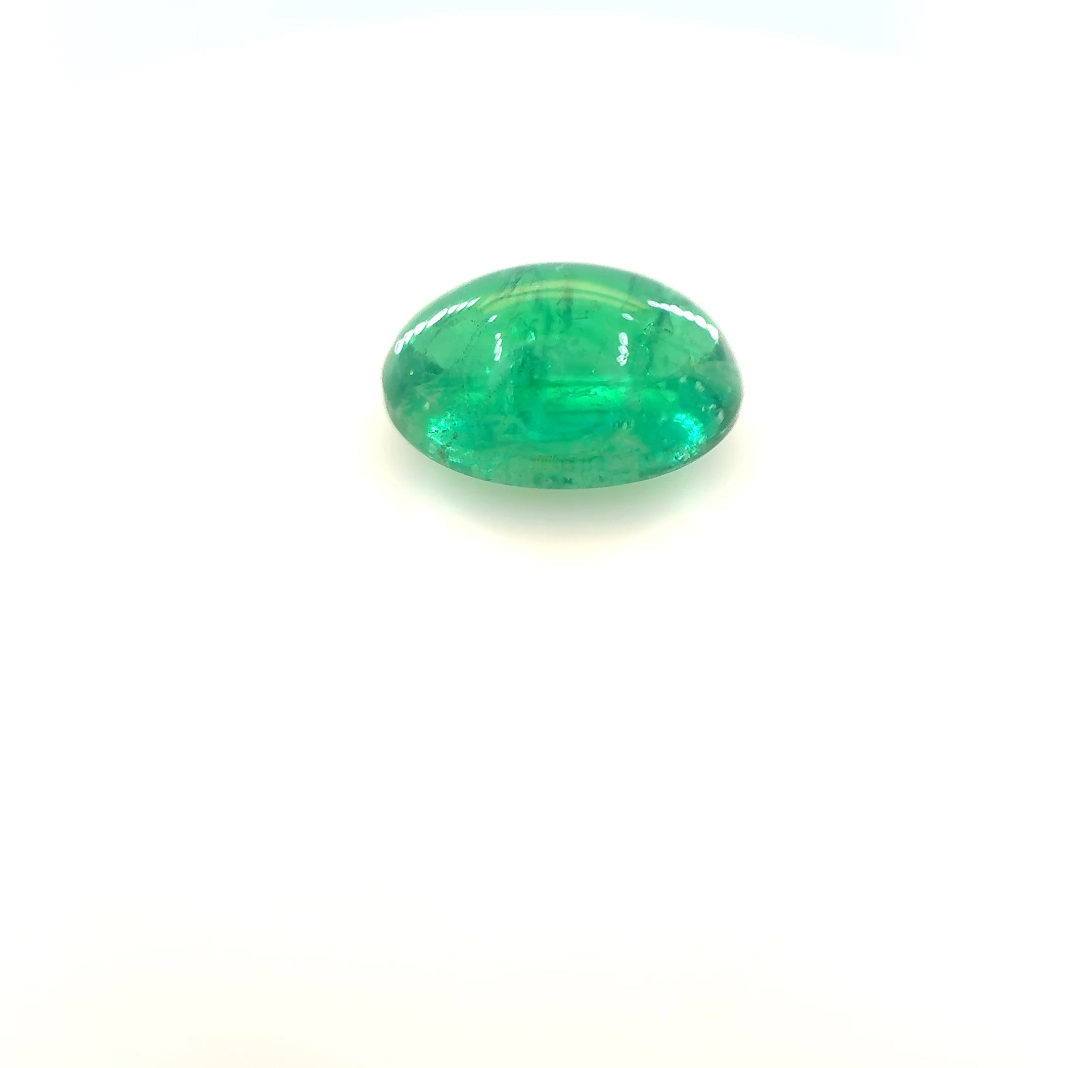 Szmaragd 2,16 ct, zielony, kaboszon