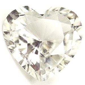 SAPPHIRE FACETED 0.69ct WHITE White EC SRILANKA NONE