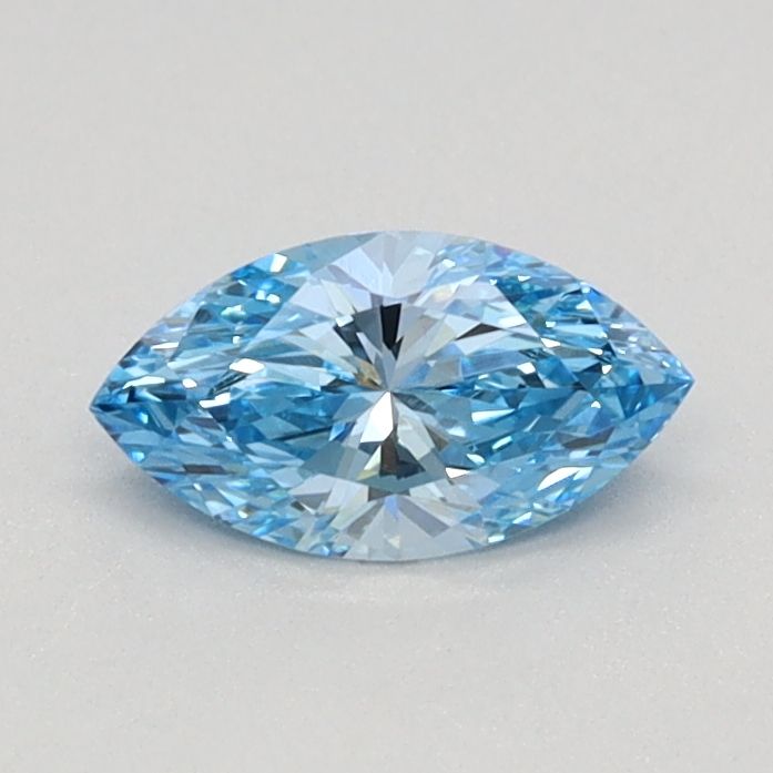 0.35 CT Fancy Vivid Blue MARQUISE