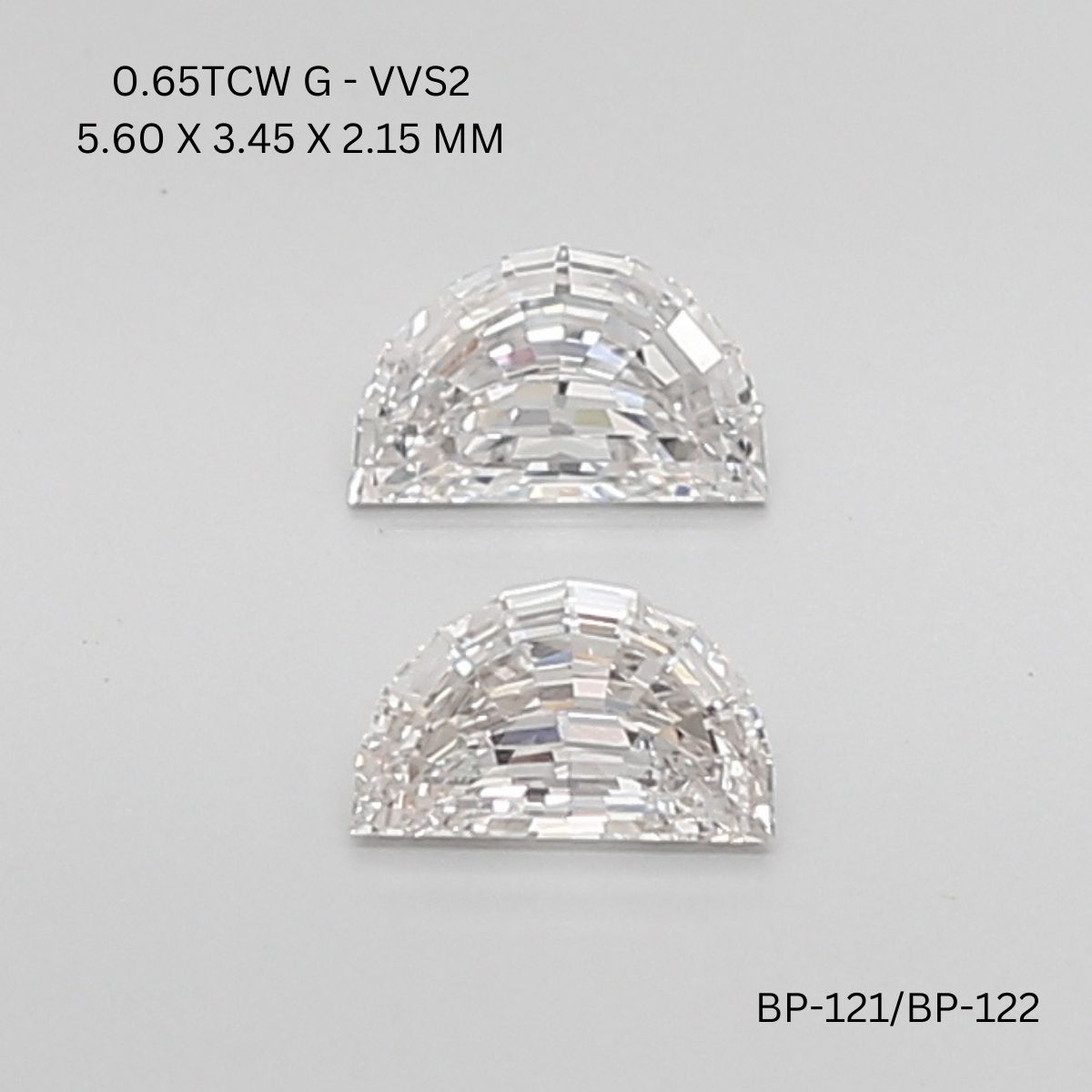 Prírodný diamant half moon,...