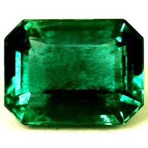 Szmaragd 1,50 ct, zielony, szlif szmaragdowy