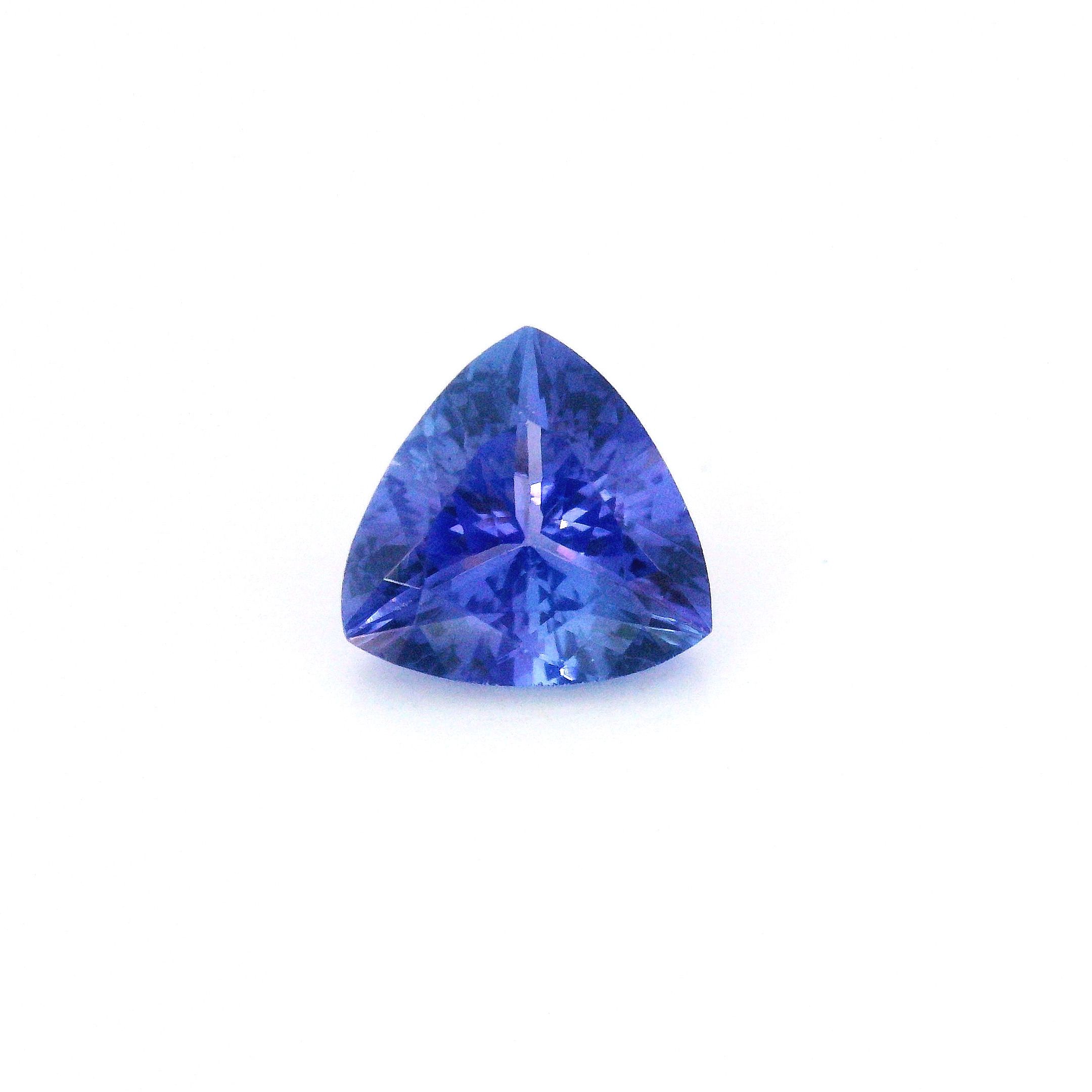 Tanzanit 2,05 ct, niebieski, szlif trójkątny