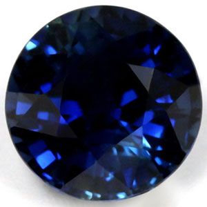 Szafir 1,88 ct, niebieski, szlif okrągły