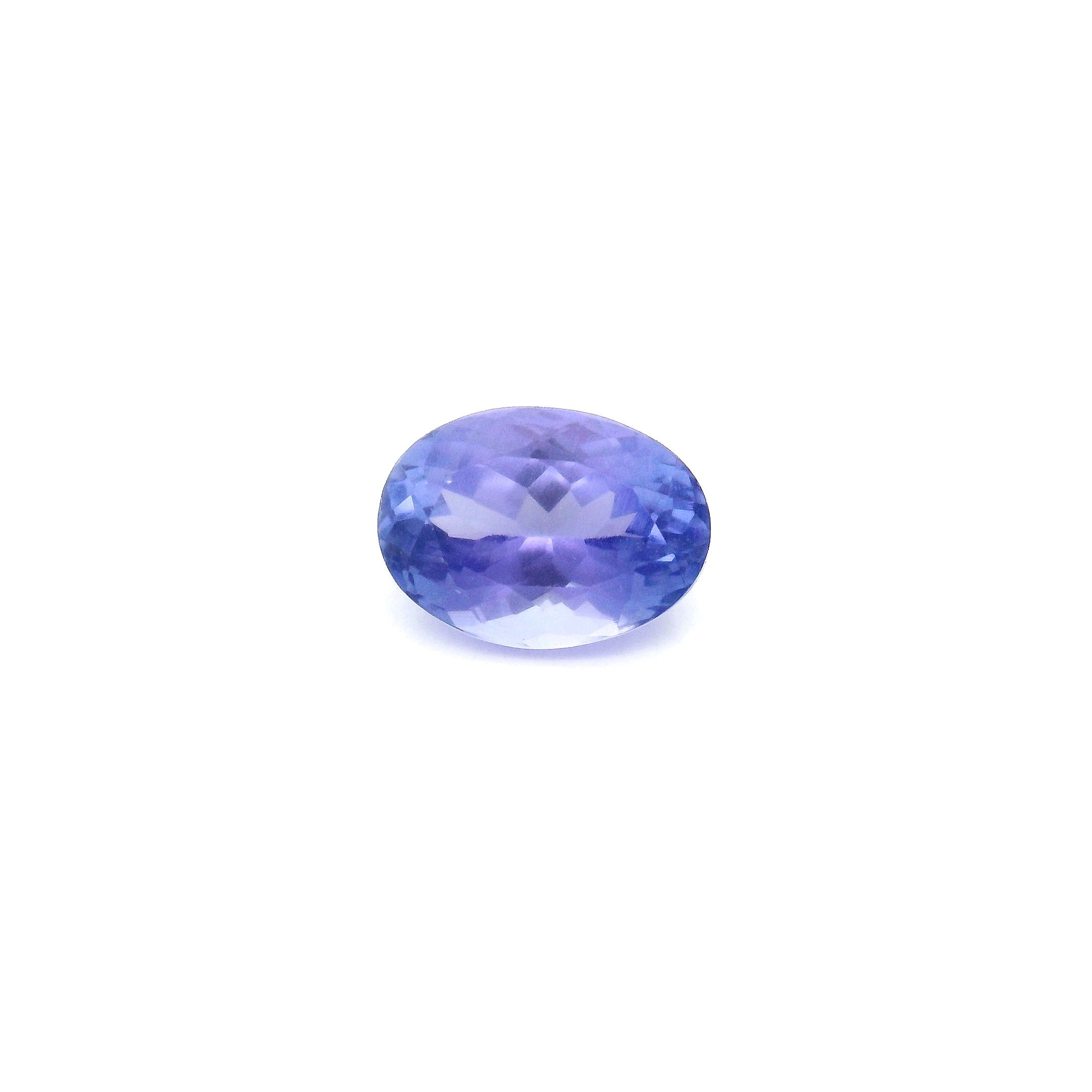 TANZANITE FACETED 1.26ct BLUE Medium Intense EC TANZANIA HEATED
