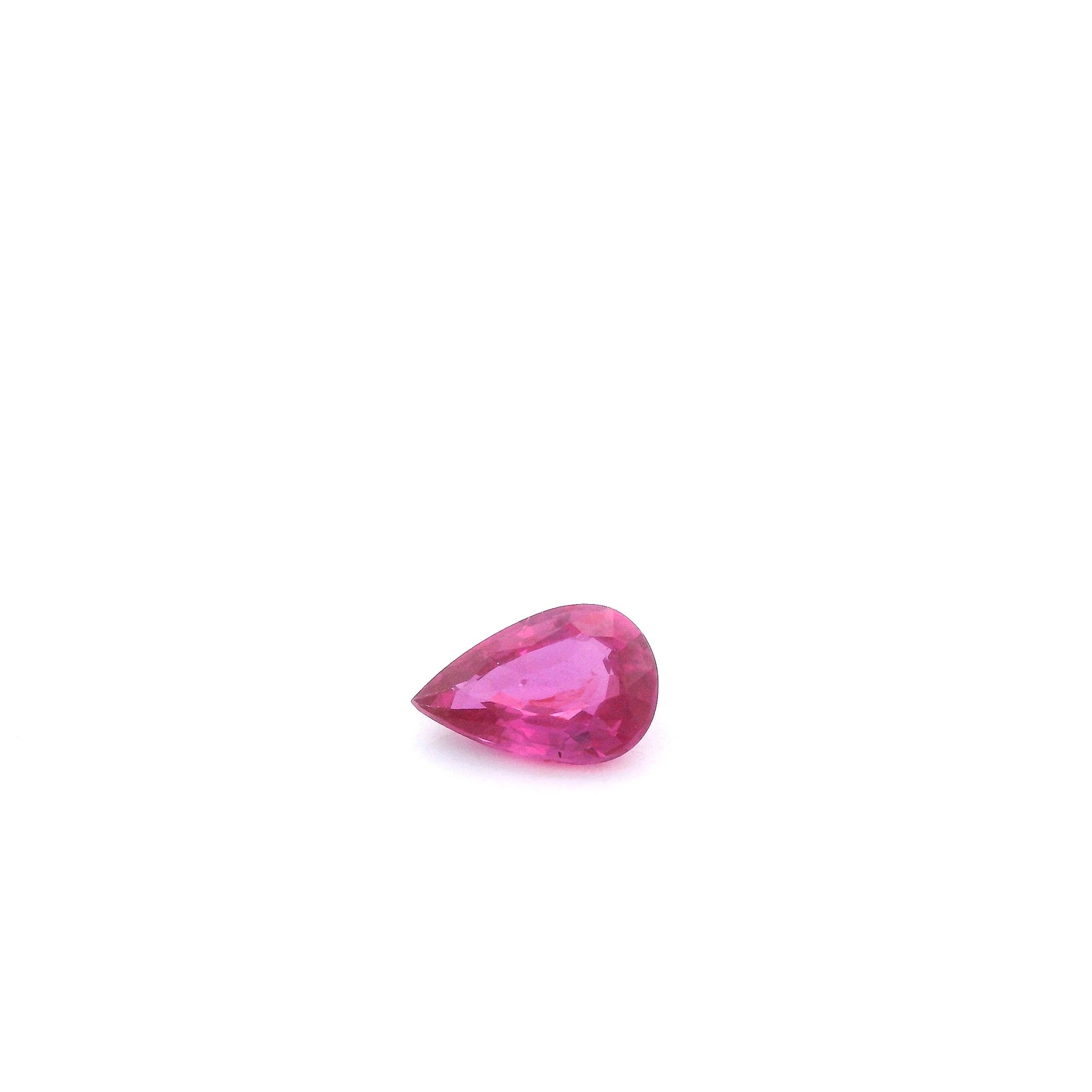RUBY FACETED 0.43ct RED Vivid SI MOZAMBIQUE NONE