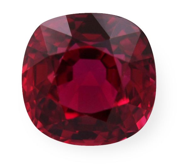 1.61 ct Cushion ruby