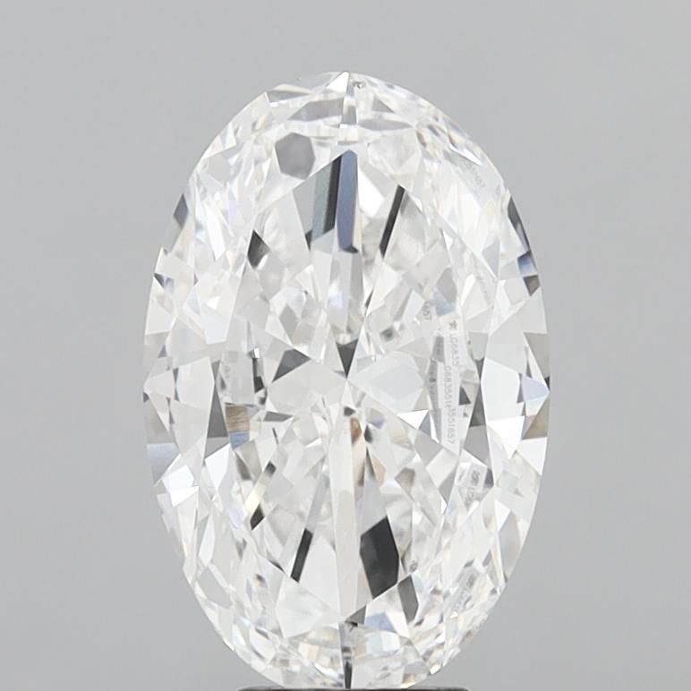 OVAL 5.01ct E VVS2 – EX VG NON