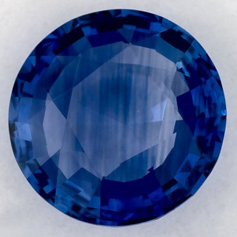 Szafir 1,63 ct, niebieski, szlif okrągły