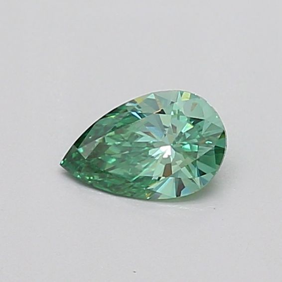 0.34 CT Fancy Intense Green PEAR