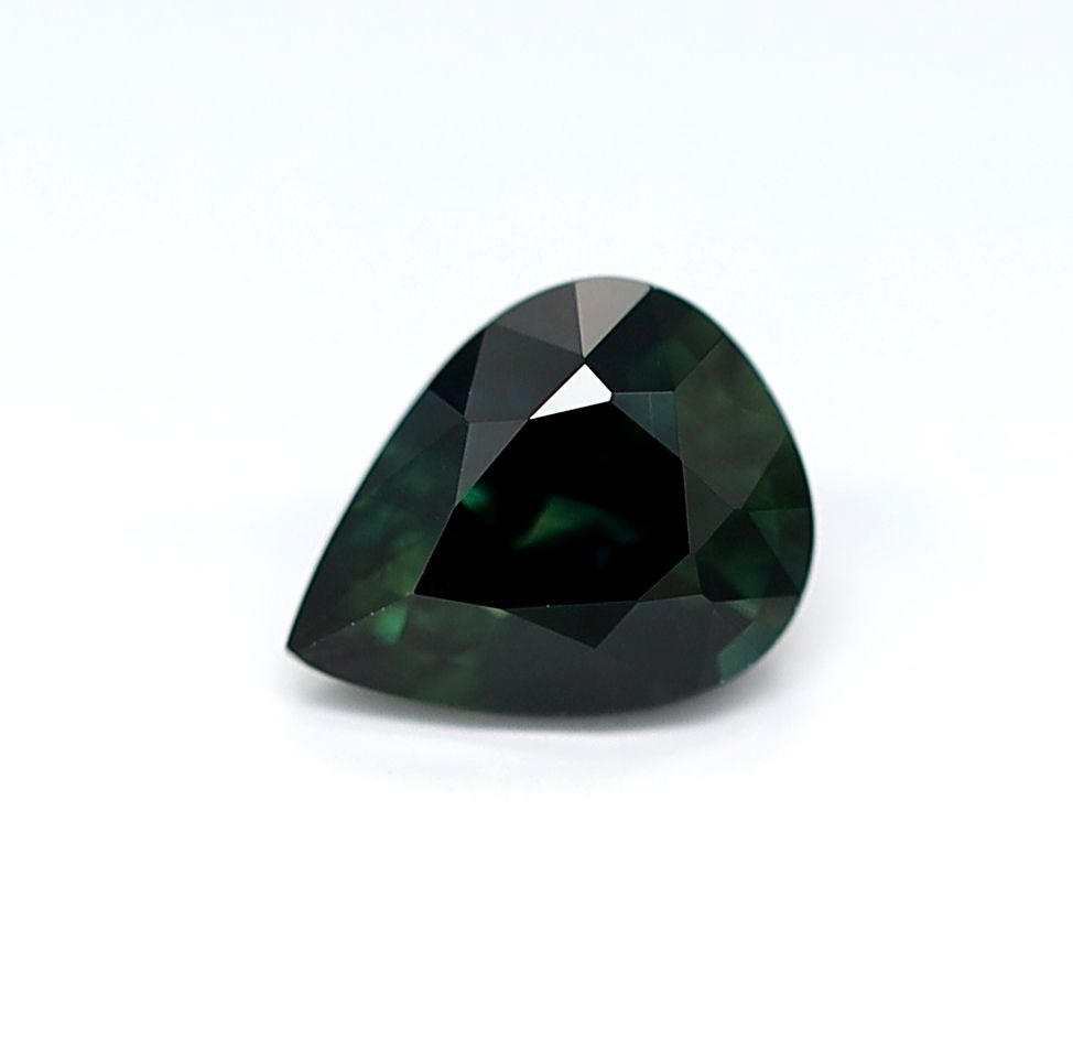 SAPPHIRE FACETED 1.22ct TEAL TEAL EC AUSTRALIA HEATED