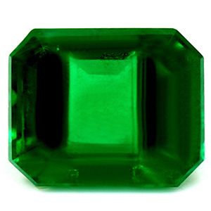Szmaragd 1,03 ct, zielony, szlif szmaragdowy
