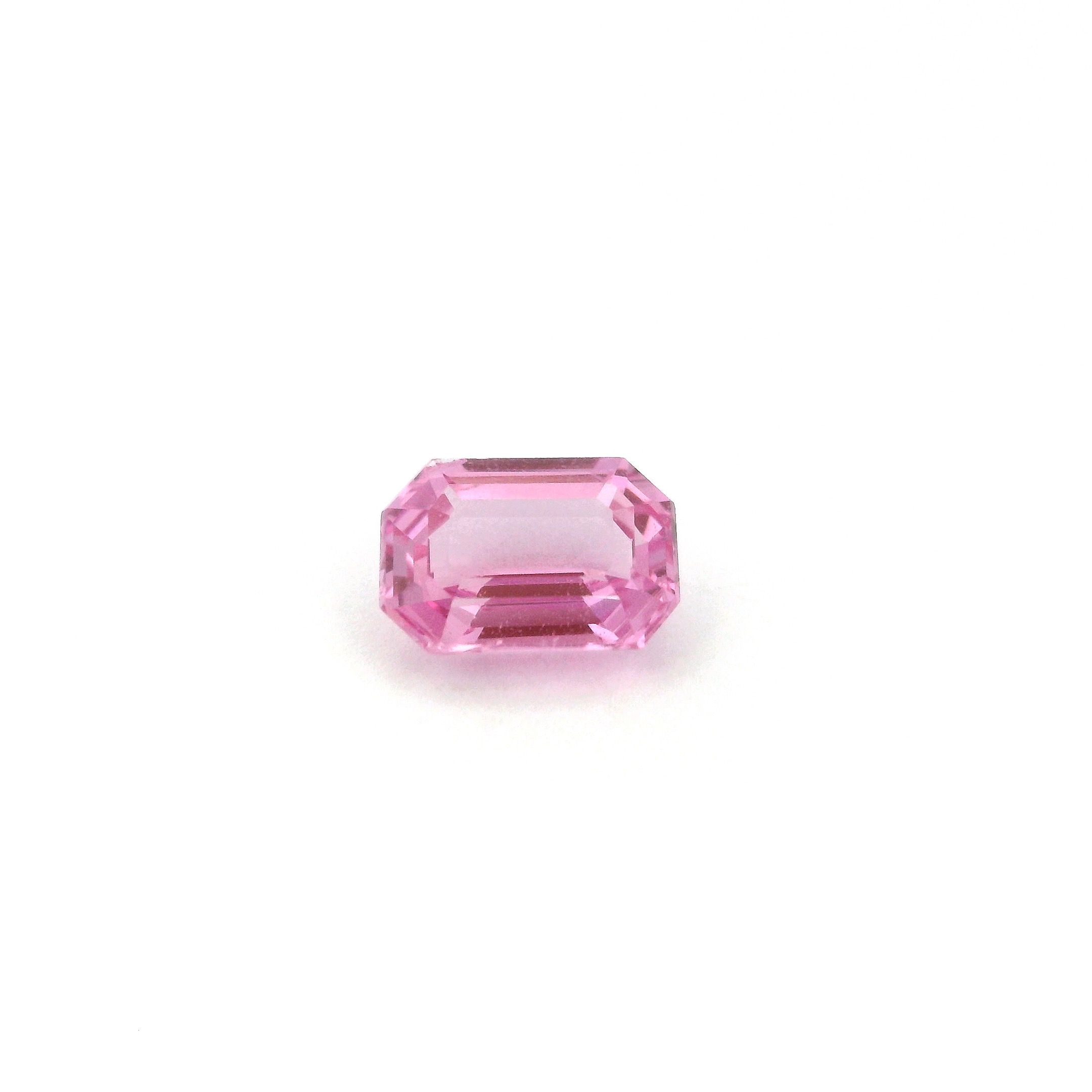 SAPPHIRE STEP 1.18ct PINK Vivid EC MADAGASCAR HEATED