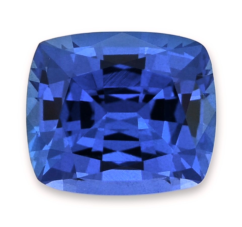 Szafir 1,68 ct, niebieski, szlif cushion