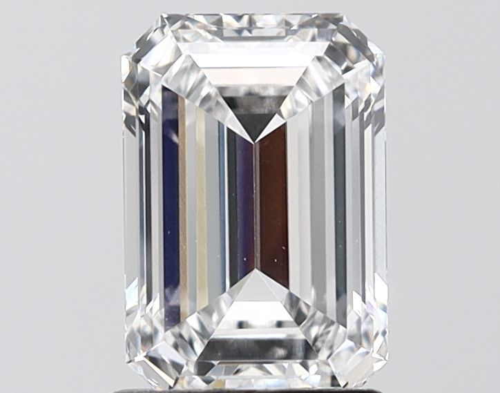 Diamant Émeraude 1.58 ct - Couleur E - Pureté VVS1