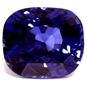 Szafir 5,07 ct, niebieski, szlif cushion