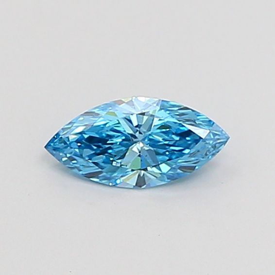0.3 CT Fancy Vivid Blue MARQUISE