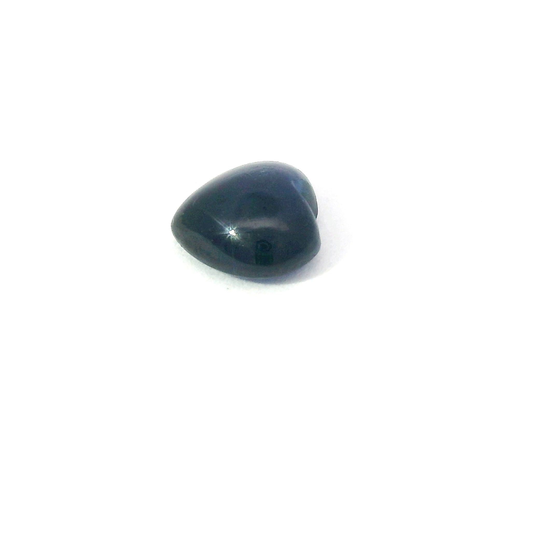 Szafir 1,32 ct, niebieski, kaboszon