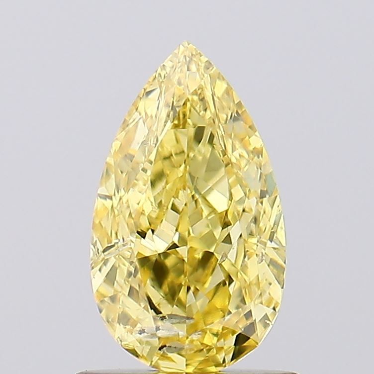1.0 CT Fancy Vivid Yellow PEAR