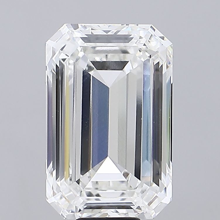 Diamant Émeraude 15.04 ct - Couleur F - Pureté VVS2