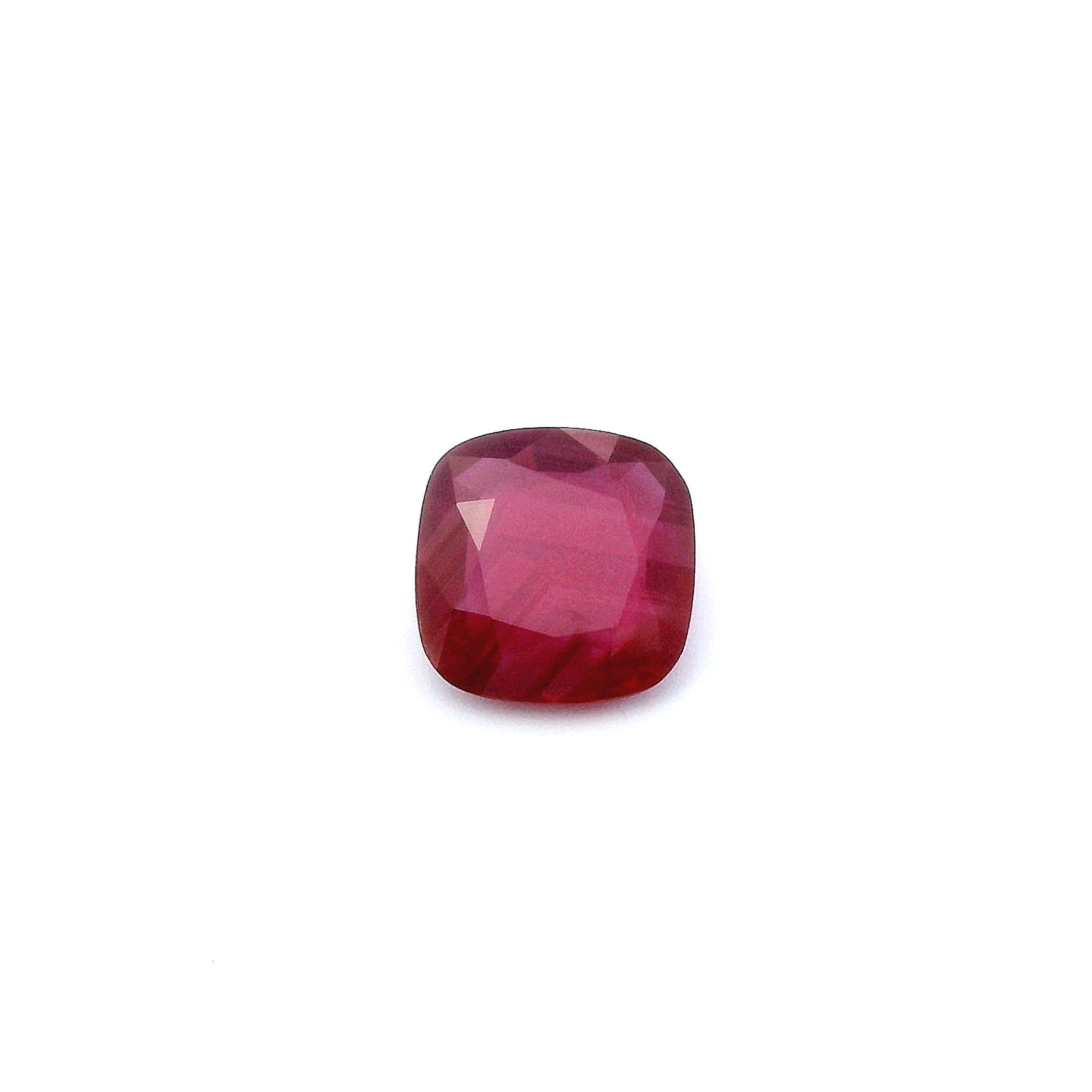 1.58 ct Cushion ruby