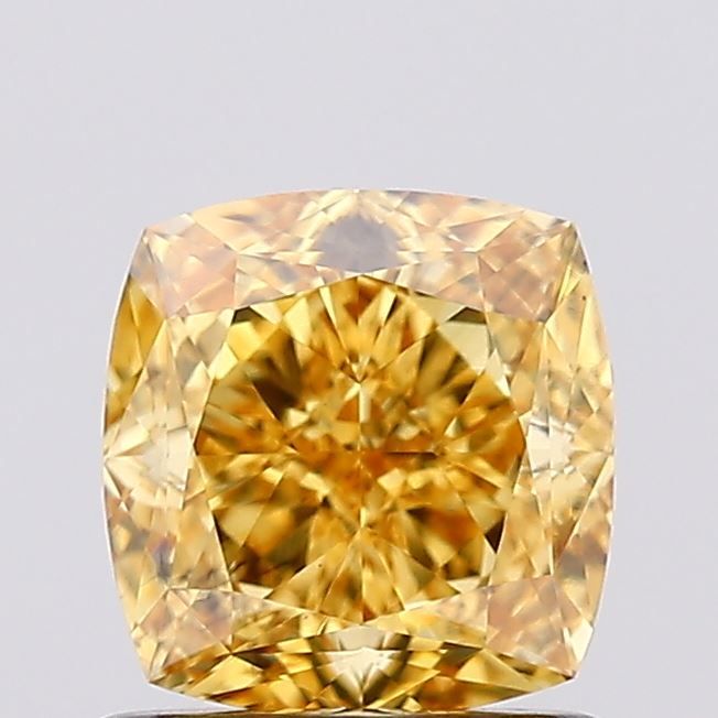 1.05 CT Fancy Vivid Yellow CUSHION MODIFIED