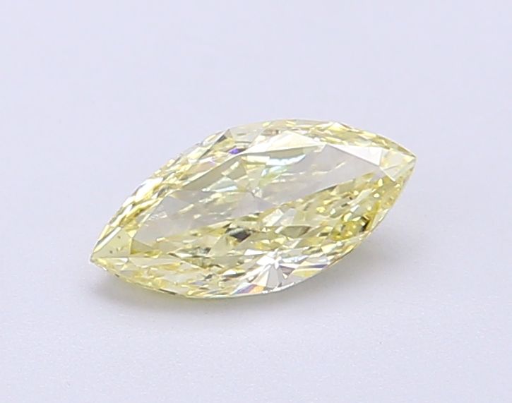 0.59 CT Fancy Yellow MARQUISE