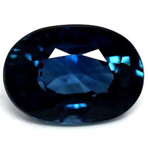 Szafir 1,23 ct, niebieski, szlif owalny