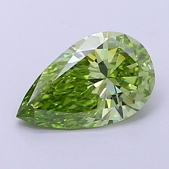 1.02 CT Fancy Vivid Green PEAR