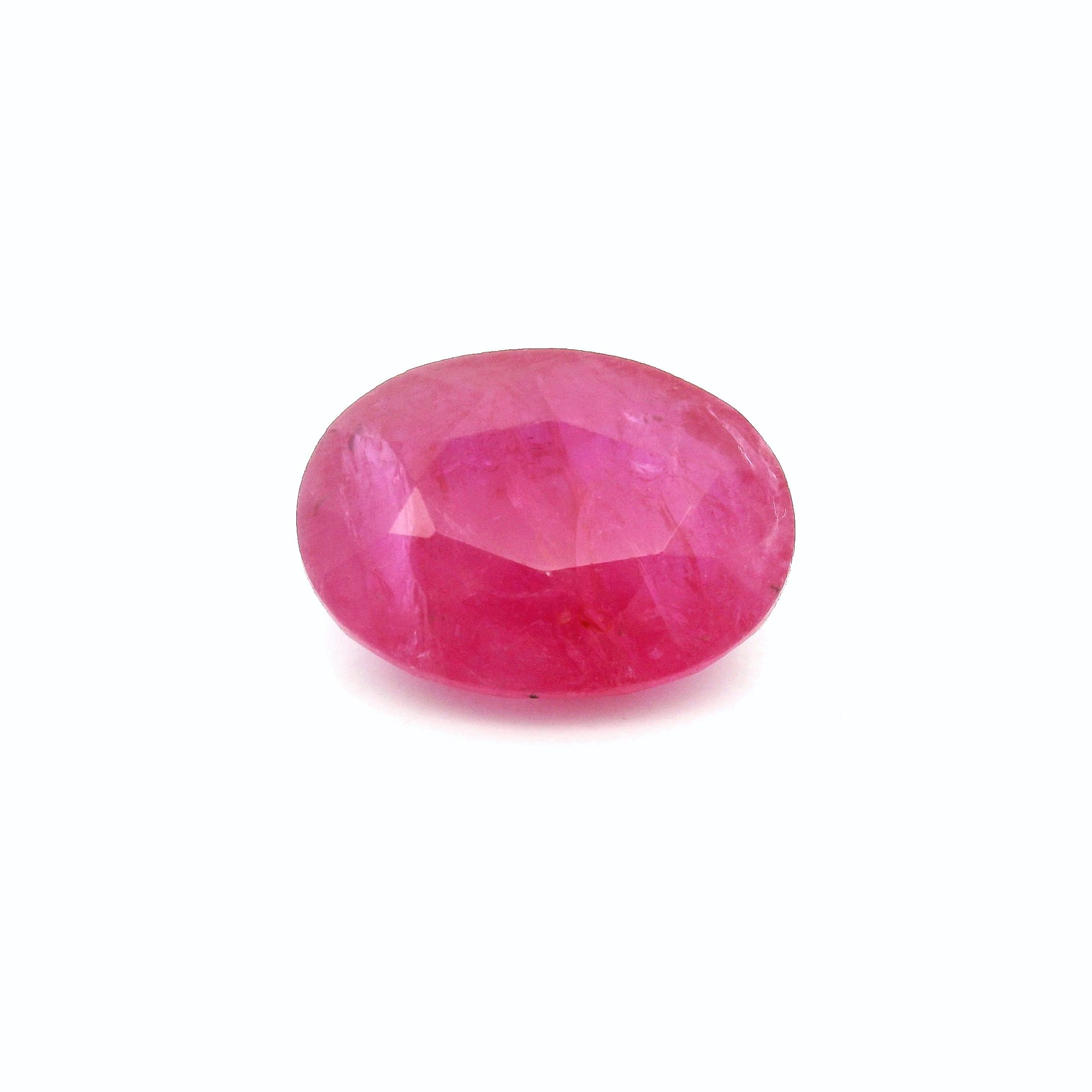 RUBY FACETED 4.86ct RED Medium Intense MI MOZAMBIQUE HEATED