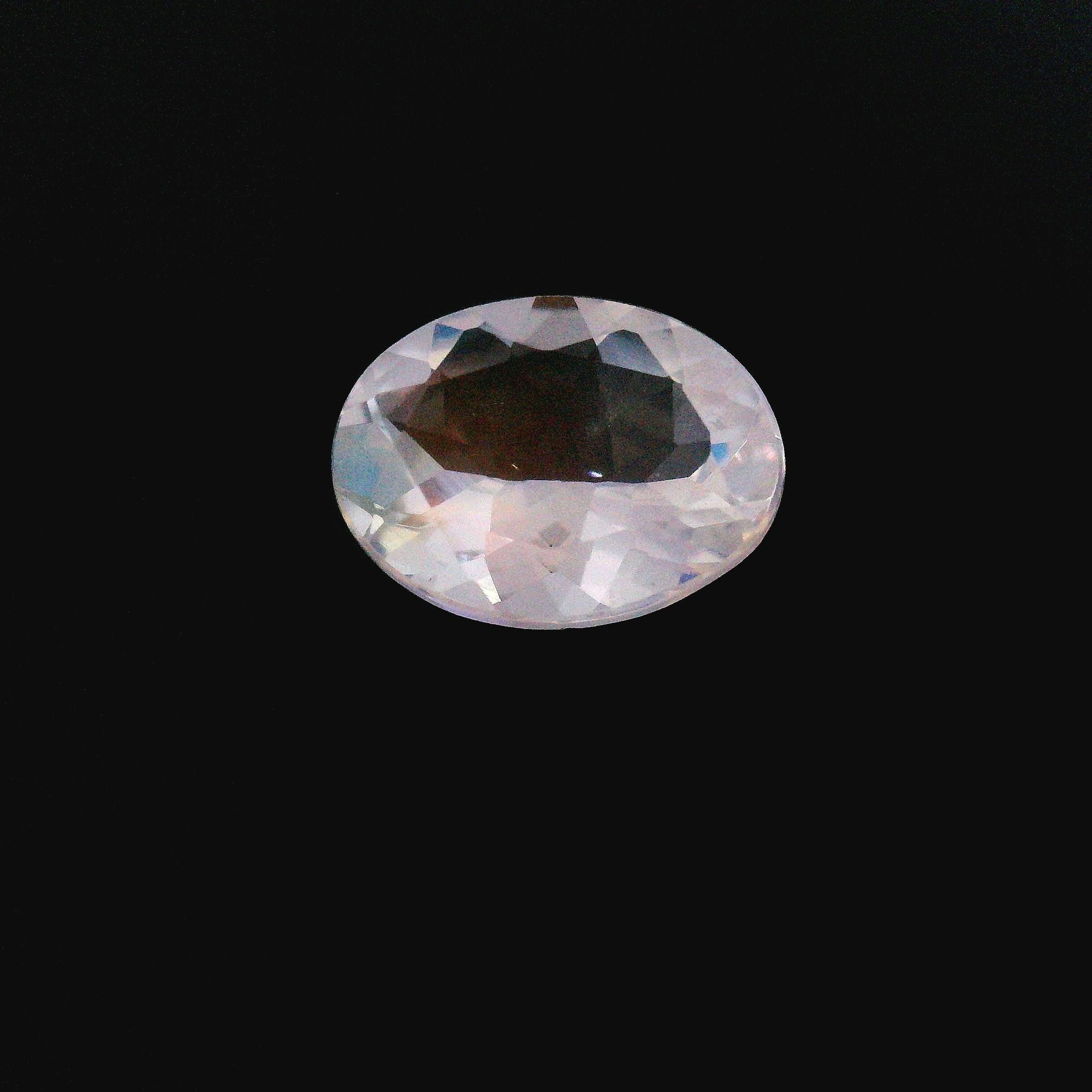 Kamień księżycowy 2,08 ct, biały, szlif owalny