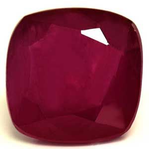Rubin 2,39 ct, czerwony, szlif cushion
