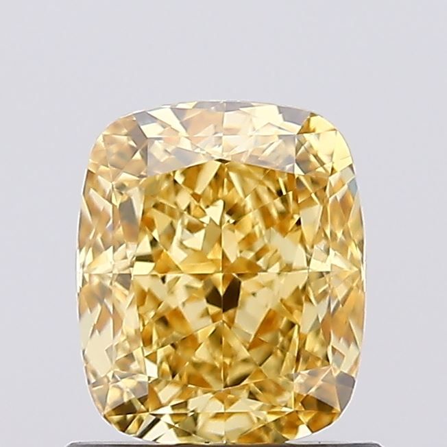 1.03 CT Fancy Vivid Yellow CUSHION MODIFIED