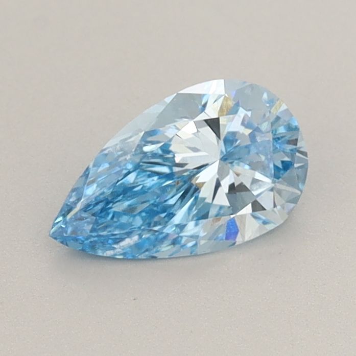 0.59 CT Fancy Vivid Blue PEAR