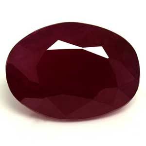 Rubin 1,94 ct, czerwony, szlif owalny
