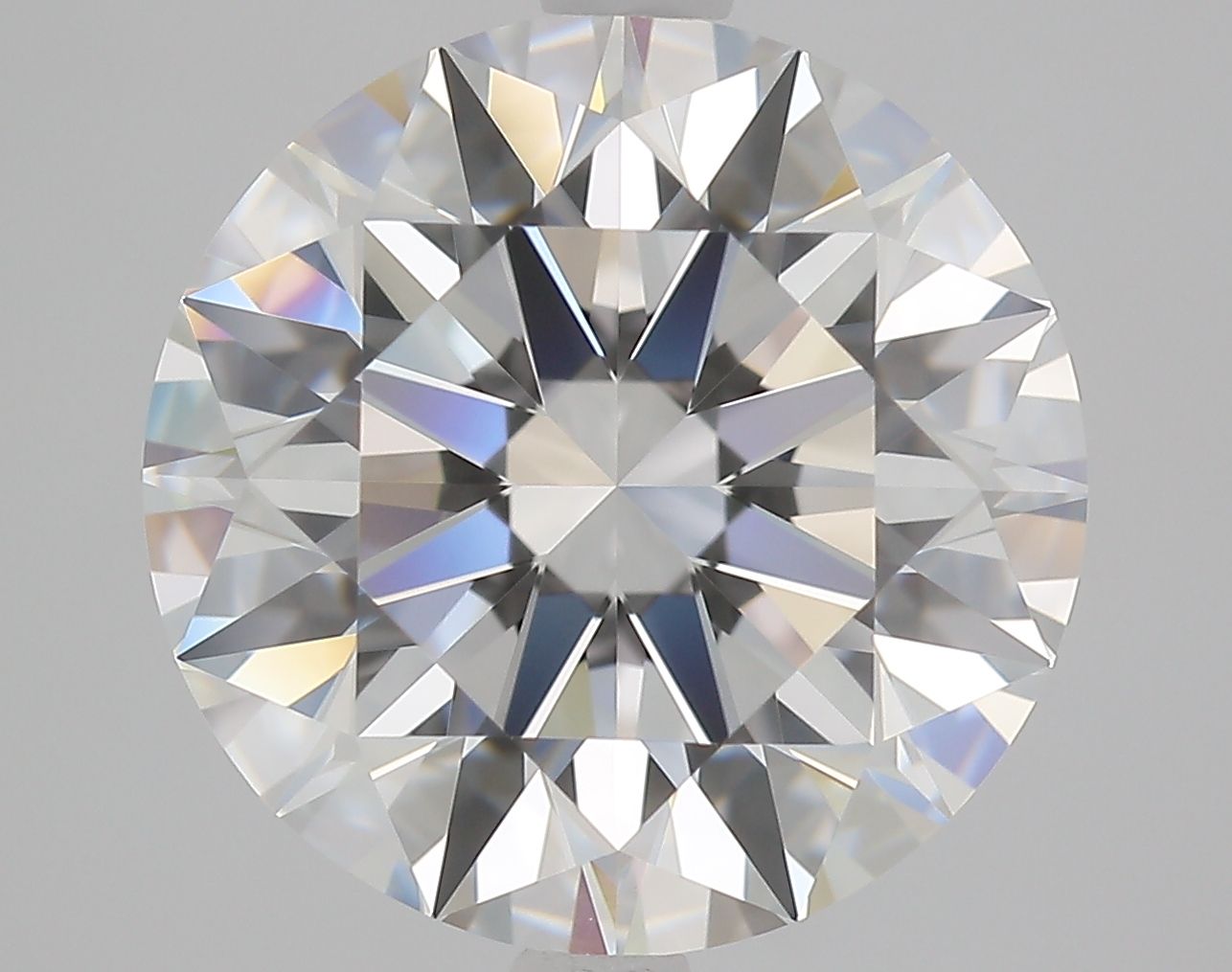 ROUND 3.7 Ct  E VVS1 EX EX NON