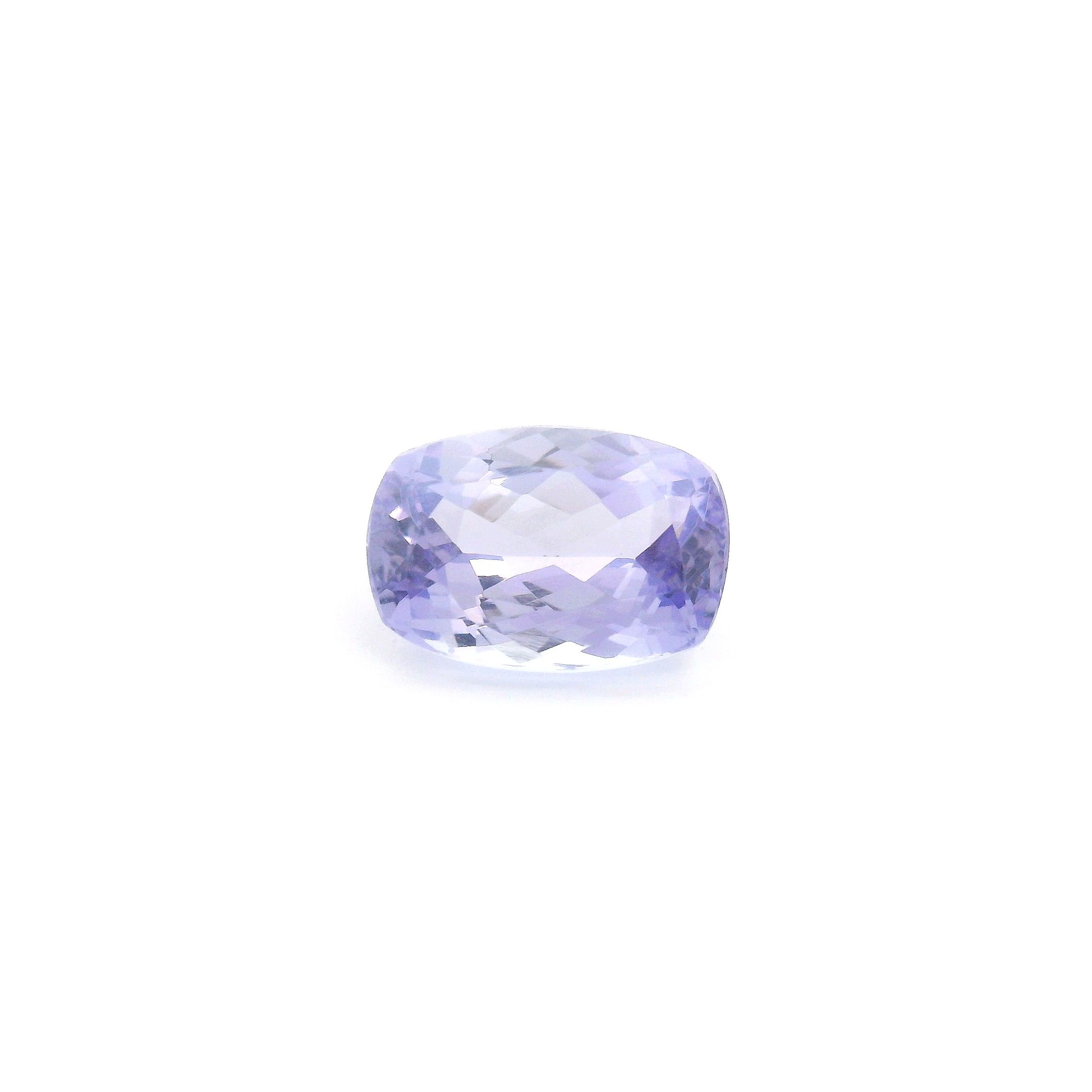 Tanzanit 1,86 ct, niebieski, szlif cushion