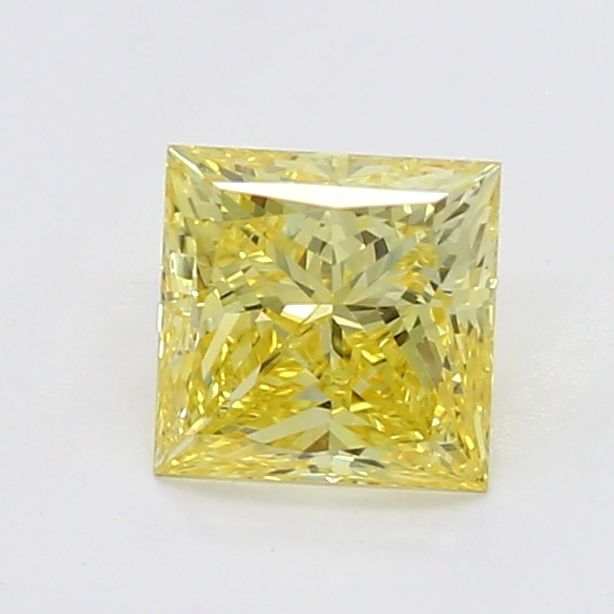 0.54 CT Fancy Vivid Yellow PRINCESS