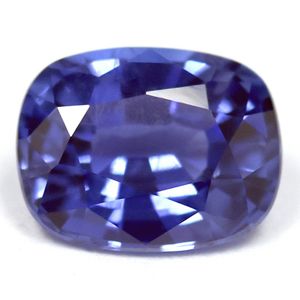 Szafir 1,07 ct, niebieski, szlif cushion