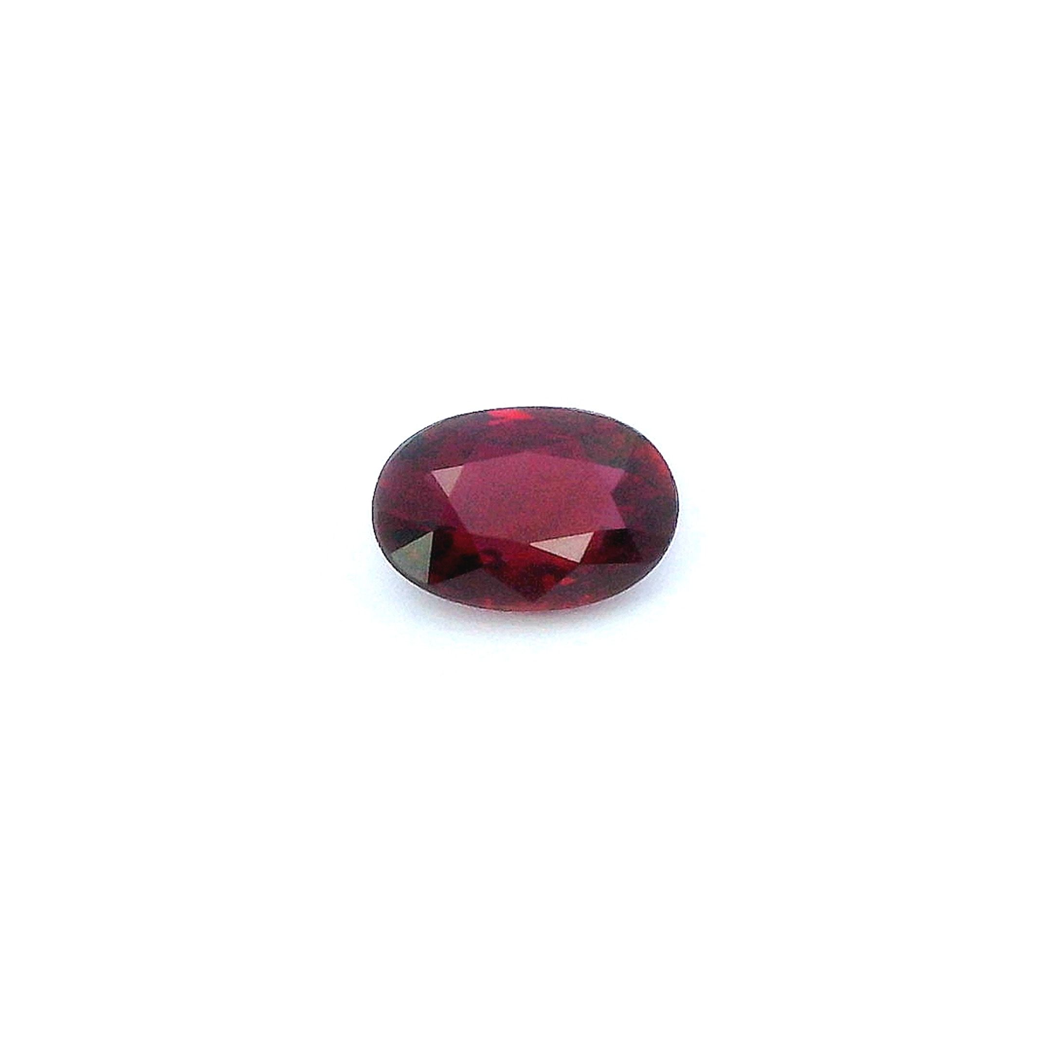 0.73 ct Oval ruby