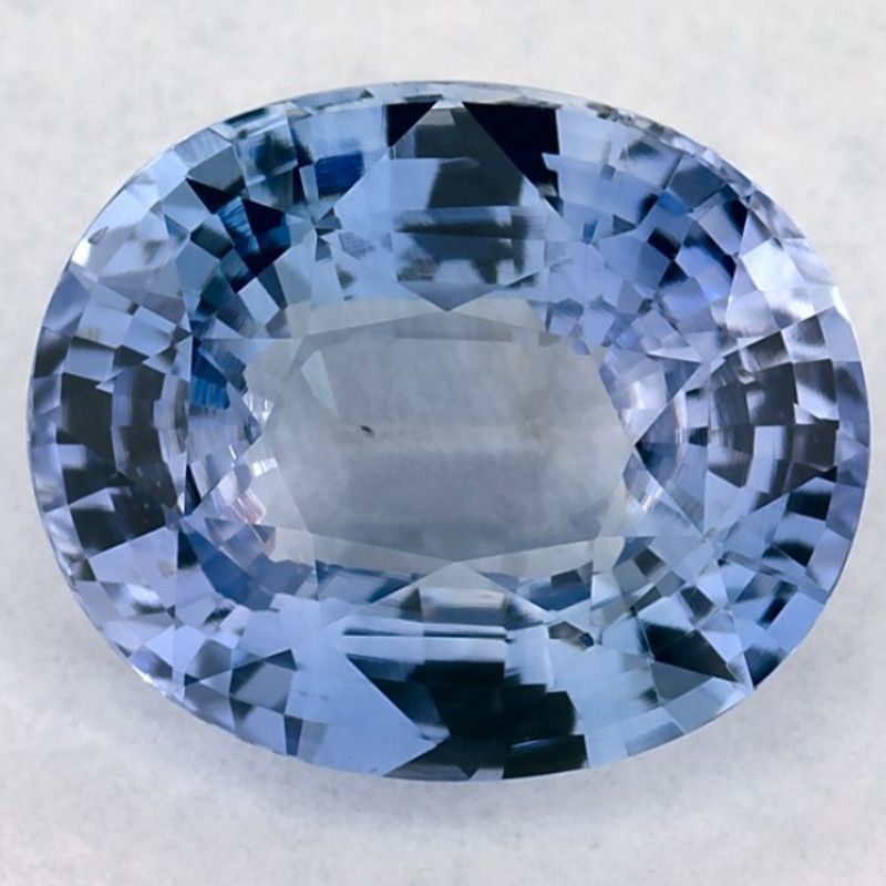 Szafir 3,04 ct, niebieski, szlif owalny