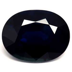 SAPPHIRE FACETED 2.09ct BLUE Navy Blue EC MADAGASCAR HEATED