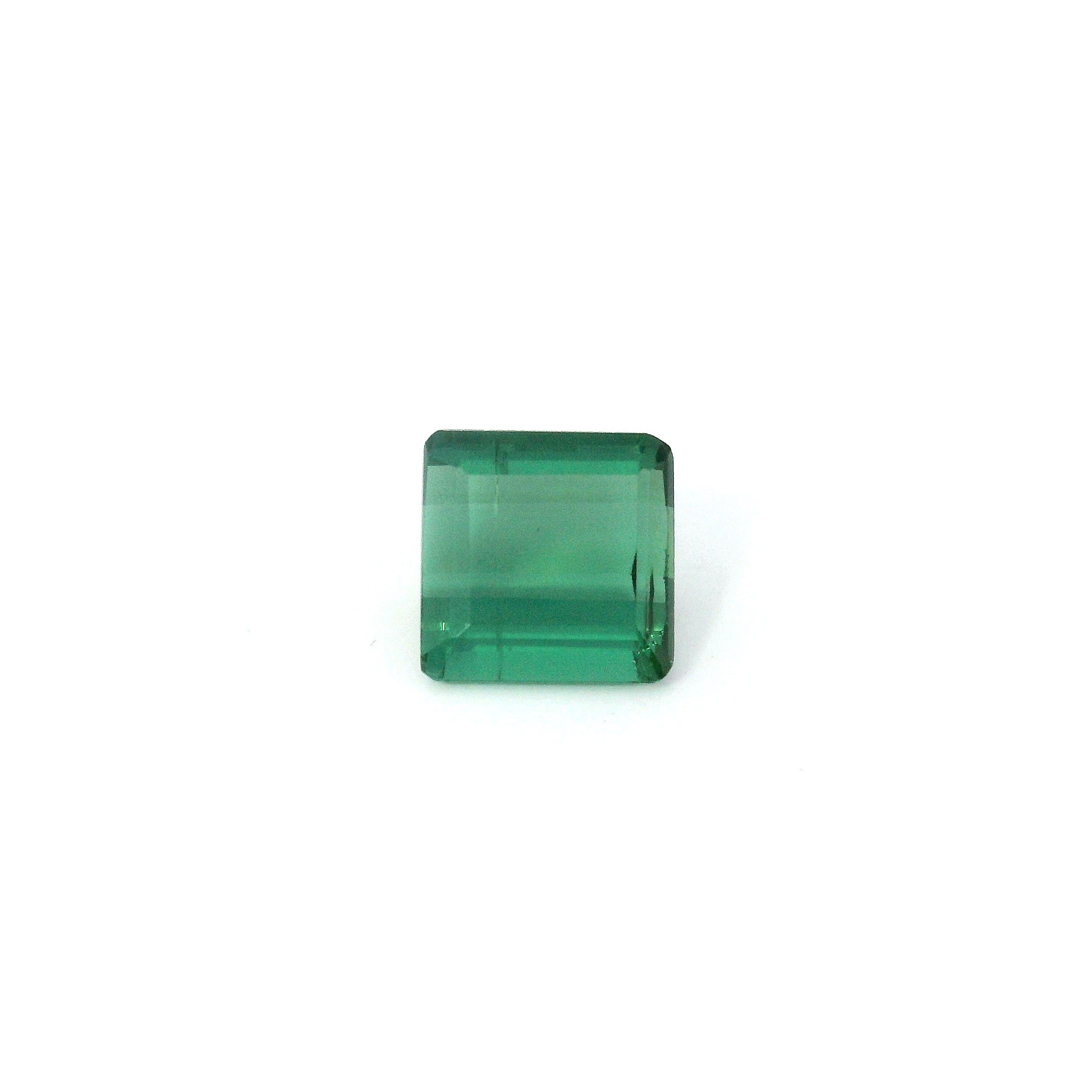 Turmalin 1,19 ct, zielony, szlif prostokątny