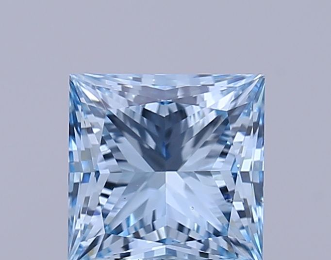 1.0 CT Fancy Vivid Blue PRINCESS