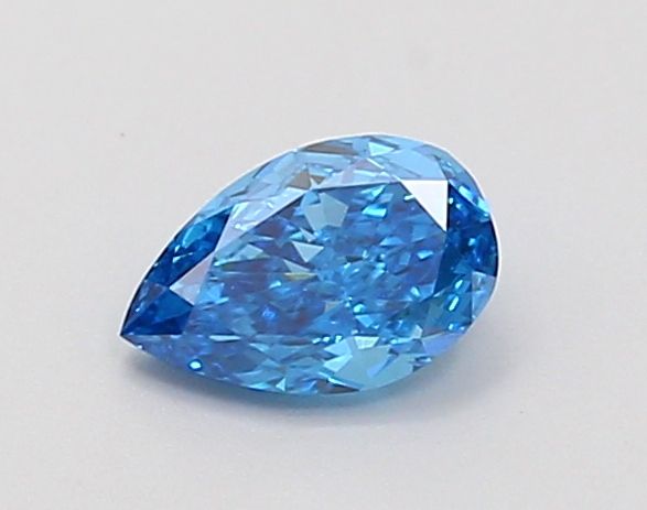 0.32 CT Fancy Vivid Blue PEAR