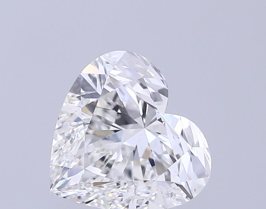 3.77 carat f VVS2 EX Cut IGI heart diamond
