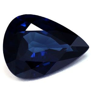 SAPPHIRE FACETED 1.66ct BLUE Deep Blue EC MADAGASCAR HEATED