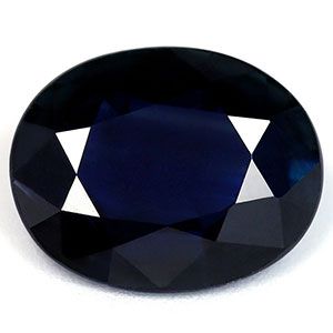 Szafir 2,37 ct, niebieski, szlif owalny