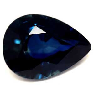 SAPPHIRE FACETED 0.98ct BLUE Deep Blue EC MADAGASCAR NONE