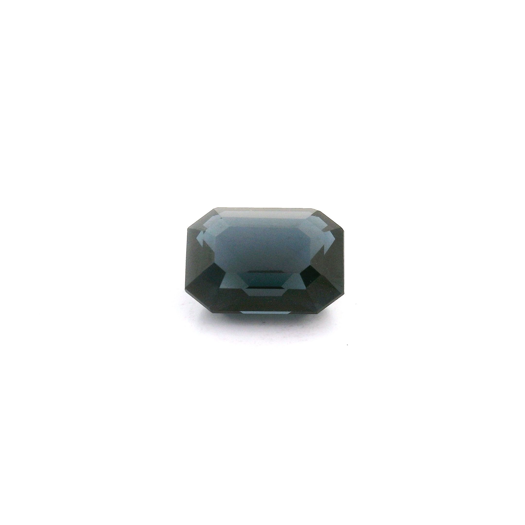 Spinel 1,93 ct, niebieski, szlif ośmiokątny